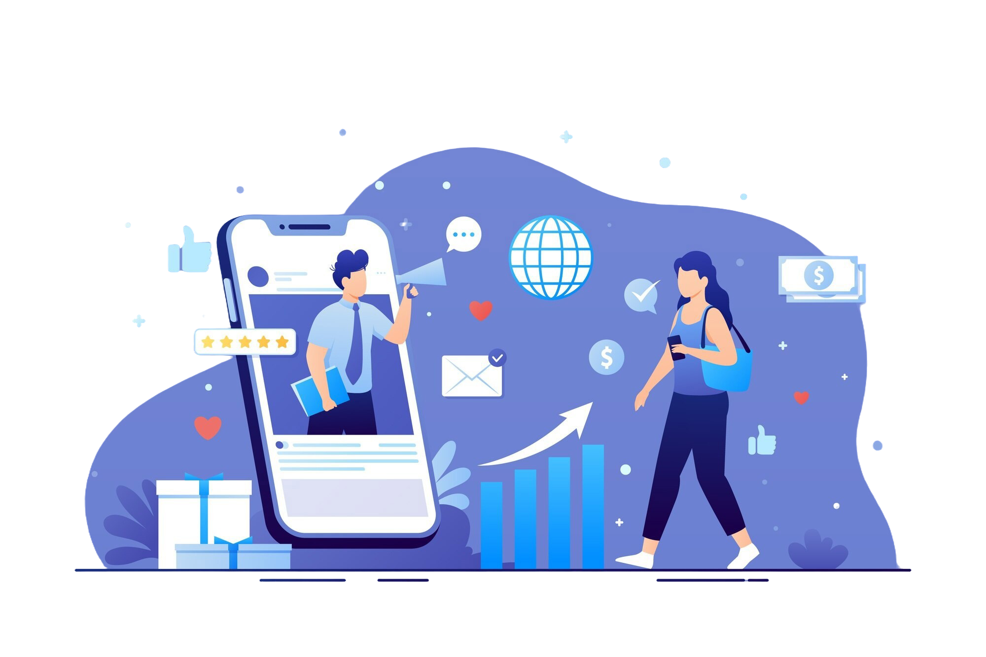 Digital Marketing Illustration